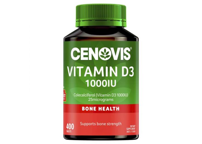 Cenovis Vitamin D 1000IU D3 x 400 Tablets 